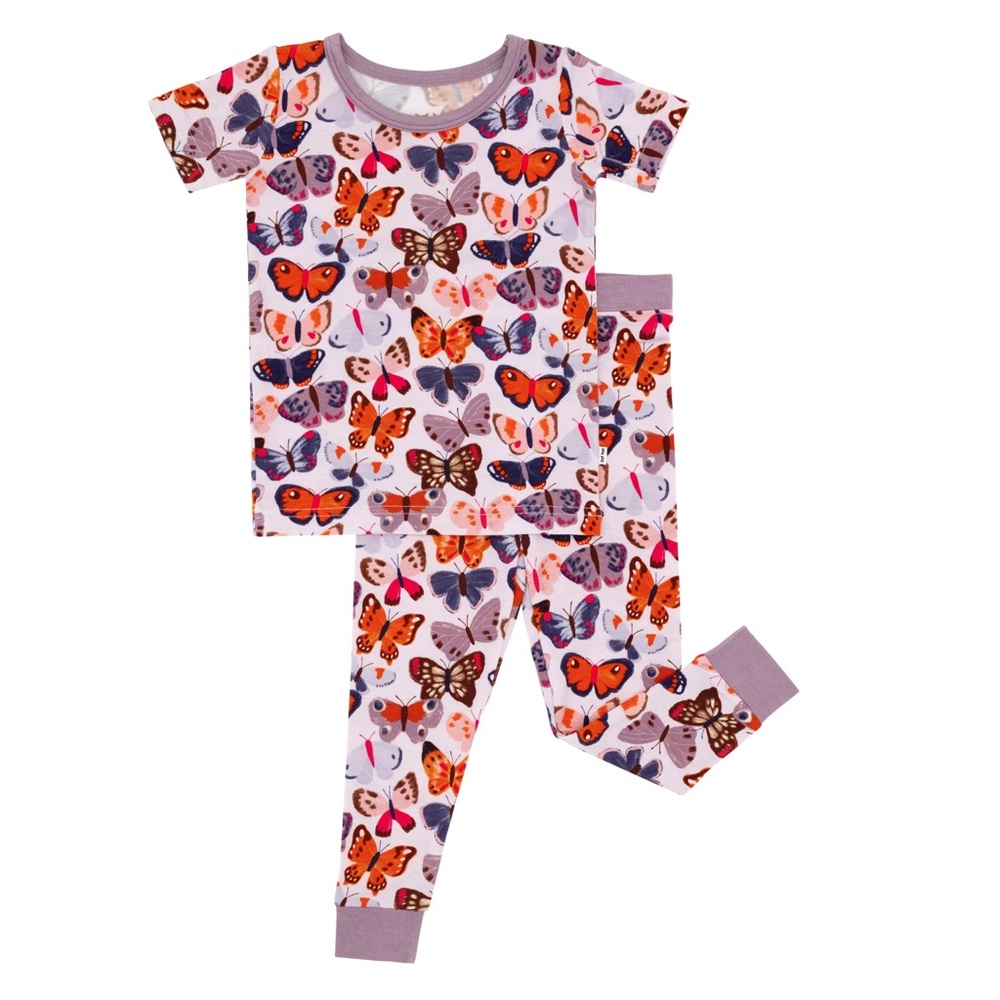 LITTLE SLEEPIES BUTTERFLY KISSES SHORT SLEEVE SET